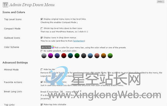 Admin Drop Down Options Wordpress,7款后台管理界面美化插件