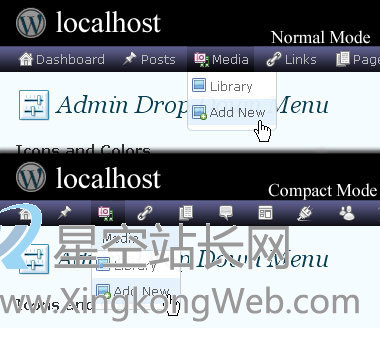 Compact Mode Wordpress,7款后台管理界面美化插件