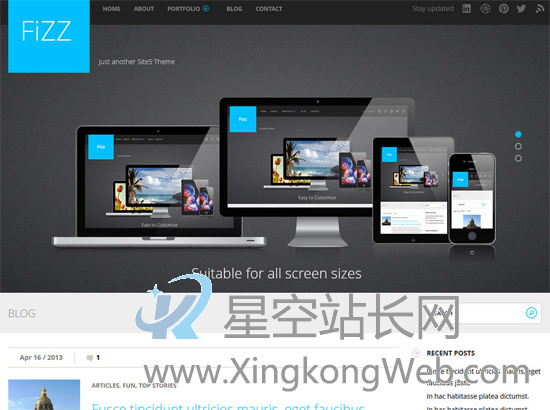 免费WordPress主题，收集整理的100款免费WP主题