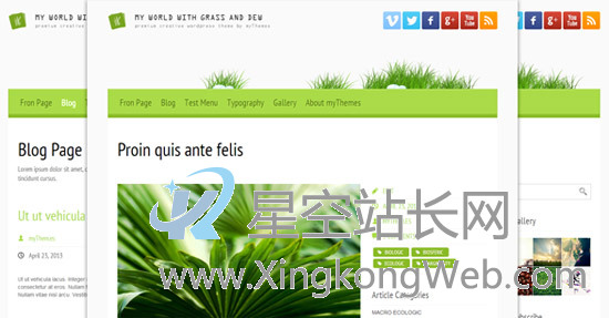 免费WordPress主题，收集整理的100款免费WP主题