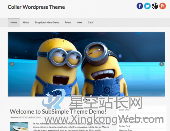 免费WordPress主题，收集整理的100款免费WP主题