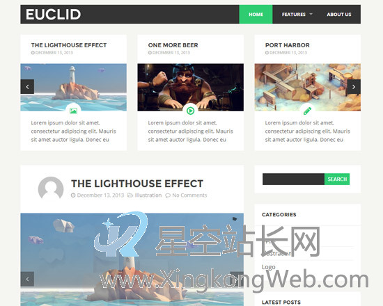 免费WordPress主题，收集整理的100款免费WP主题