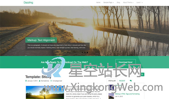 免费WordPress主题，收集整理的100款免费WP主题