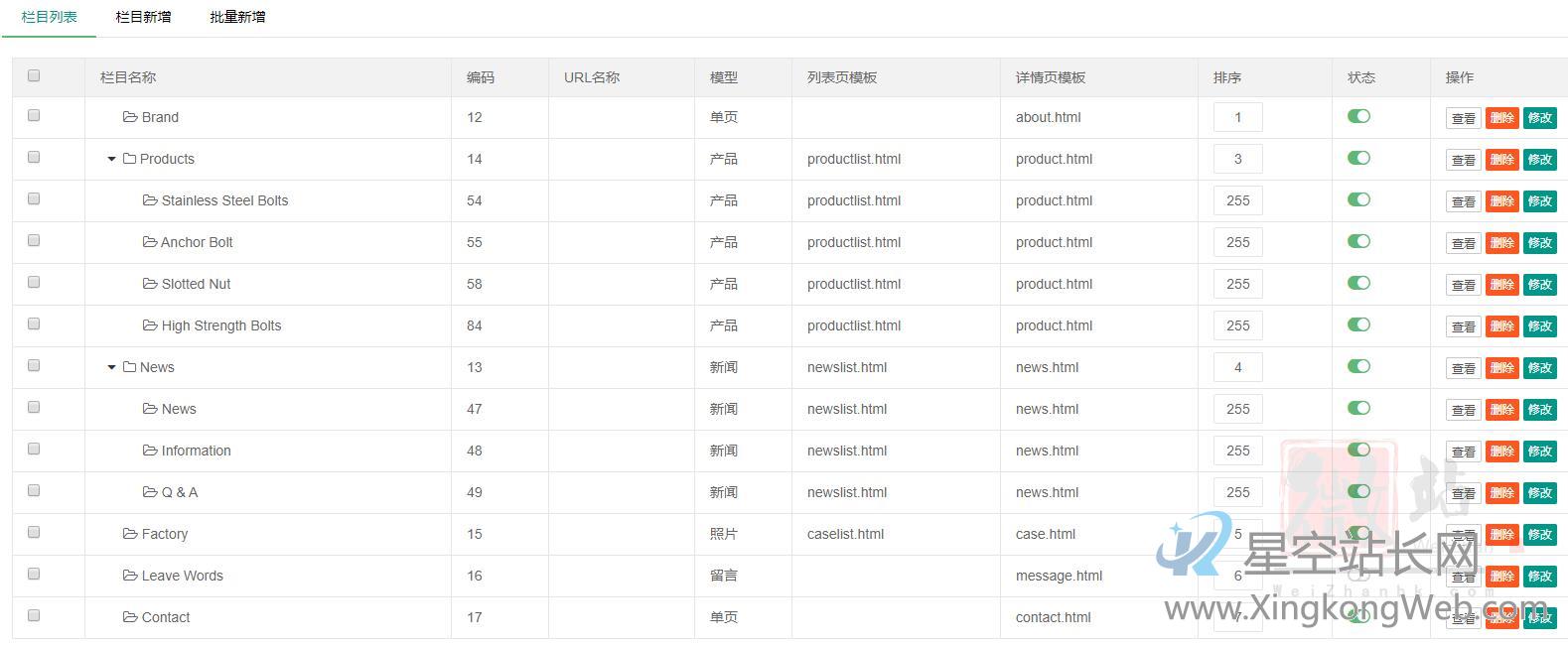 PbootCMS后台设置二级菜单默认展开(后台栏目全部展开) PbootCMS后台设置二级菜单默认展开(后台栏目全部展开)