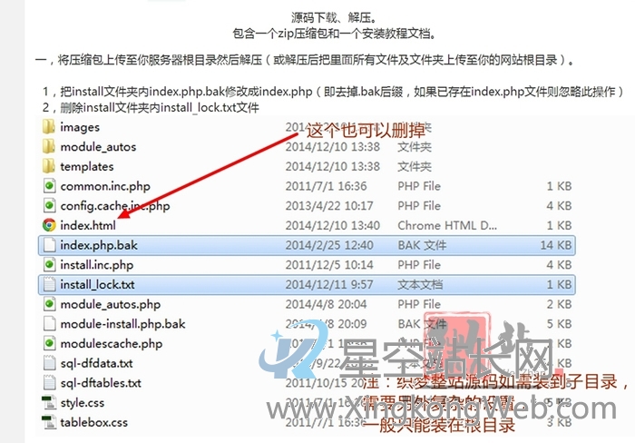 1-201231052Z9-1 最新版织梦DedeCms模板安装教程详细图文