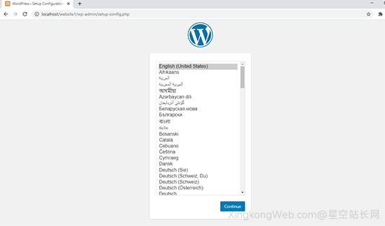 使用XAMPP本地搭建WordPress网站图文教程插图18 使用XAMPP本地搭建WordPress网站图文教程