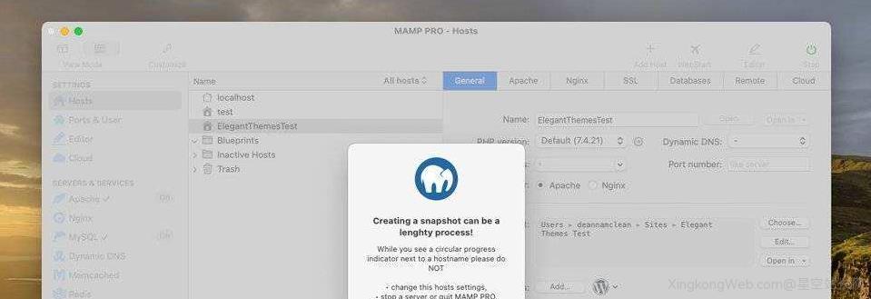 面向WordPress用户的MAMP Pro终极指南插图14 面向WordPress用户的MAMP Pro终极指南