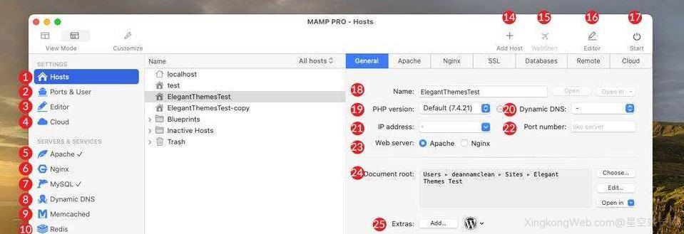 面向WordPress用户的MAMP Pro终极指南插图26 面向WordPress用户的MAMP Pro终极指南