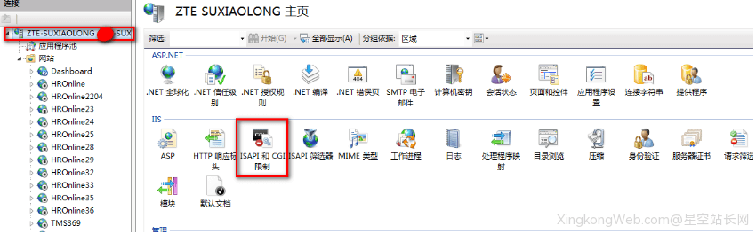 Windows server服务器 出现404.2 - Not Found 错误解决。