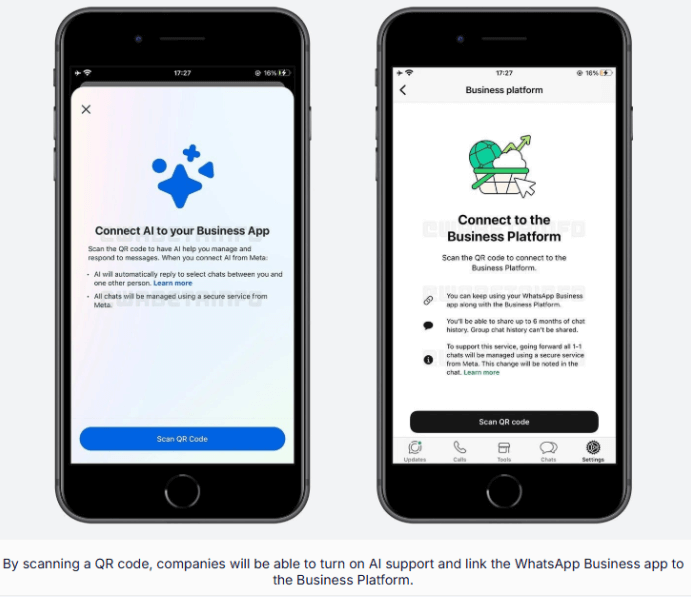 WhatsApp正式迈入AI时代:企业版推出智能客服功能,商业平台连接全面升级