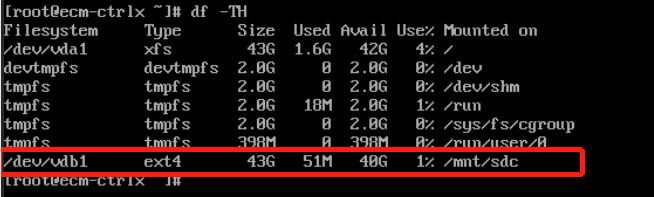 天翼云主机初始化Linux数据盘,解决新装宝塔不显示挂载磁盘。