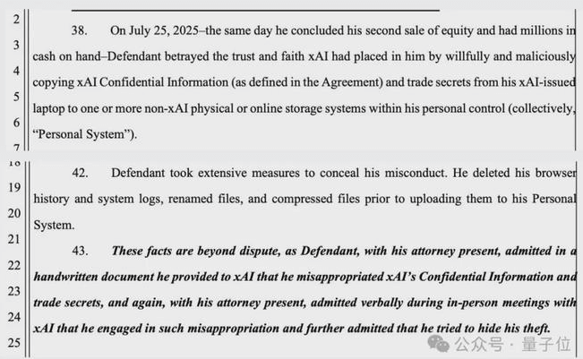 马斯克亲口证实xAI代码库被盗!涉案前员工被起诉,已跳槽OpenAI